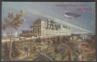 cca 1910 Képeslap Sem Benelli olasz költő, író saját kezű aláírása Elek Artúr szerkesztőnek küldött ...