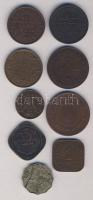 Brit Kelet India, Muscat & Oman, Straits Settlements, Kanada, Hong Kong 9db különféle pénzérme T:2,3 British East India, Muscat & Oman, Straits Settlements, Canada, Hong Kong 9 different coins C:XF,F