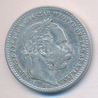 1868KB 20Kr Ag "Váltó Pénz" T:2-/3 R!