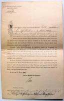 1907 Jekelfalussy Piller György  titkos tanácsosi kinevezése, valamint az ezzel kapcsolatos költsége...