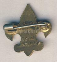 Amerikai Egyesült Államok 1911. aranyozott cserkész jelvény T:2
USA 1911. gold-plated Scout badge C:...