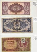 Magyar és külföldi bankjegy tétel összesen 56db kizárólag különféle fázis-, tév-, próba-, előlapi- é...