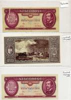 Magyar és külföldi bankjegy tétel összesen 56db kizárólag különféle fázis-, tév-, próba-, előlapi- é...