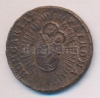 1763. Rézdénár "Mária Terézia" (zárt korona) T:2/3