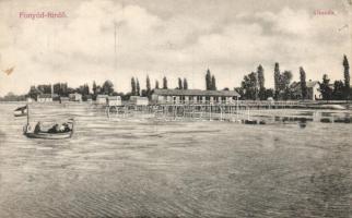 Fonyód-fürdő strand, Tényi Lajos kiadása (EK)