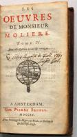 Moliere: Les oeuvres de Monsieur de Moliere. Nouvelle edition, revue, corrigee et augmentee, enrichi...
