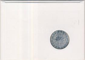 Ausztria 1979. 100Sch Ag "Bécsi Nemzetközi Központ" érmés borítékon bélyeggel T:1
Austria ...