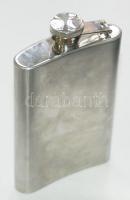 Rozsdamentes acél laposüveg az Alkotmányvédelmi (Nemzetbiztonsági) Hivatal címerével 15x8,5cm