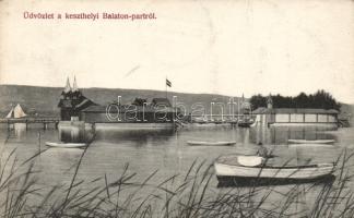 Keszthely balatoni mólók (fa)