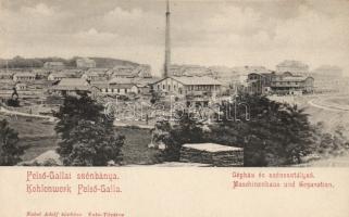 Felsőgalla szénbánya, gépház és szénosztályozó