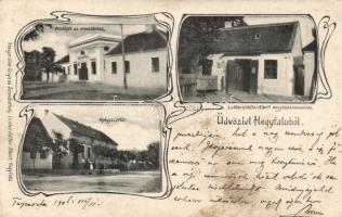 Hegyfalu Lichtenstädter Albert vegyeskereskedése, vendéglő, gyógyszertár (EB)
