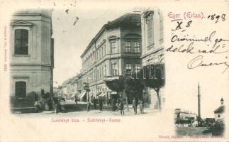 1898 Eger Széchenyi utca és török mecset