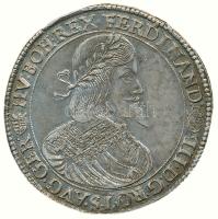 1645. Tallér Ag "III. Ferdinánd" Körmöcbánya (28.58g) T:2 ph. Hungary 1645. Thaler Ag "Ferdinand III" Kremnitz (28.58g) C:XF edge error Unger II: 939a, Huszar 1241. Davenport: 3198.