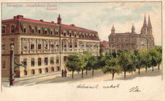 Temesvár Józsefváros cloister litho (EK)