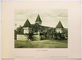 1905-1910  9db erdélyi várakról készült nyomat a nagyszebeni J. Drotleff nyomdából 25x33cm