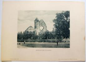 1905-1910  9db erdélyi várakról készült nyomat a nagyszebeni J. Drotleff nyomdából 25x33cm