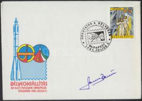 1981 Farkas Bertalan aláírása elsőnapi borítékon