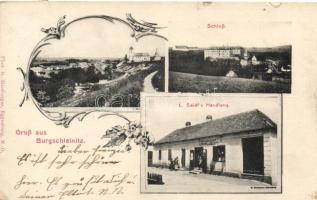 Burgschleinitz with the shop of L. Seidl (small tear)