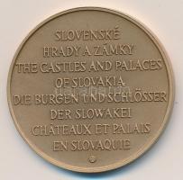 Szlovákia DN Zólyomi vár Br emlékérem (40mm) T:1
Slovakia ND Castle of Zvolen Br medallion (40mm) C:...