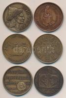 6db különböző Br emlékérem: Tóth Sándor (1933-) 1994. "MÉE Szabolcs-Szatmár-Bereg Megye / Ond V...