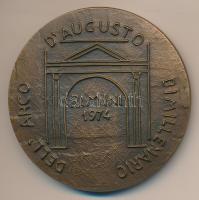 Olaszország 1974. "Rimini alapításának 2000. évfordulója" Br sorszámozott(3697) emlékérem (60mm) szign.: Greco / S. Johnson T:2 Italy 1974. "2000th Anniversary of Rimini" Br numbered medallion (60mm) sign: Greco / S. Johnson C:XF