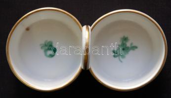 ~1930 Kézzel festett virágmintás jelzett Herendi porcelán fűszertartó hibátlan állapotban /
Handpain...