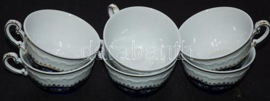 Vadonatúj, nem használt komplett és hibátlan 6 személyes Zsolnay teáskészlet / 
Brand-new complete, ...