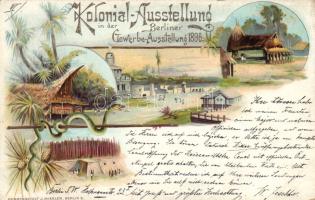 1896 Berlin Colonial Expo litho