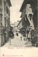Firenze the corner of  the Old Bridge