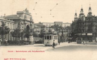 Zürich Railway station, Polytechnic, tram