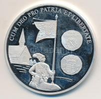 DN "A magyar pénz krónikája-Cum Deo Pro Patria.../ 10 Poltura" Ag(999) emlékérem, (20g/38,...