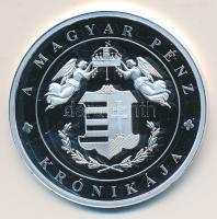 DN "A magyar pénz krónikája-Búcsú a forinttól" Ag(999) emlékérem, (20g/38,61mm) T:PP Tanúsítvánnyal. Csak 2004db!
