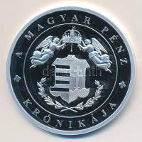 DN "A magyar pénz krónikája-A forint bevezetése" Ag(999) emlékérem, (20g/38,61mm) T:PP Tanúsítvánnyal. Csak 2004db!