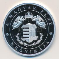 DN "A magyar pénz krónikája-Sissy és Ferenc József esküvője" Ag(999) emlékérem, (20g/38,61mm) T:PP Tanúsítvánnyal. Csak 2004db!