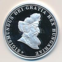 DN "Királyi koronák / Zsigmond 5 korona" Ag(999) emlékérem, (20g/38,61mm) T:PP Tanúsítvánn...
