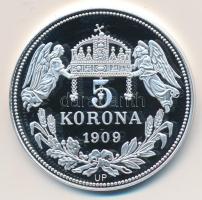 DN "Királyi koronák / Rudolf 5 korona" Ag(999) emlékérem, (20g/38,61mm) T:PP Tanúsítvánnyal. Csak 2000db!