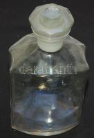 Nagyméretű régi gyógyszertári üveg / Vintage pharmacy glass bottle 22cm