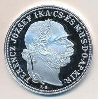 DN "Királyi koronák / Ferenc József 5 korona" Ag(999) emlékérem, (20g/38,61mm) T:PP Tanúsí...