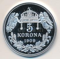 DN "Királyi koronák / Szent István 5 korona" Ag(999) emlékérem, (20g/38,61mm) T:PP Tanúsítvánnyal. Csak 2000db!