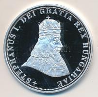 DN "Királyi koronák / Szent István 5 korona" Ag(999) emlékérem, (20g/38,61mm) T:PP Tanúsít...