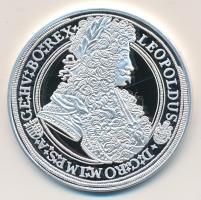 Magyar tallérok utánveretben "I. Lipót tallérja 1695." Ag (0,999) 20g T:PP Tanúsítvánnyal,...