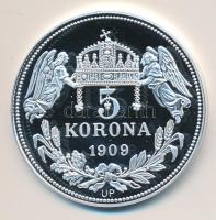 DN "Királyi koronák / Imre(köriratban Henricus!) 5 korona" Ag(999) emlékérem, (20g/38,61mm) T:PP Tanúsítvánnyal. Csak 2000db!