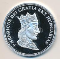 DN "Királyi koronák / Imre(köriratban Henricus!) 5 korona" Ag(999) emlékérem, (20g/38,61mm...