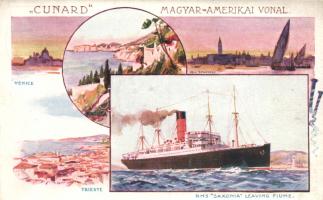 Hungary-America lines, RMS Saxonia s: Rosenvinge