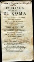 Vasi, Mariano: Itinerario istruttivo di Roma o sie descrizione generale delle opere piu insigni di p...