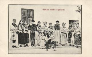 Hungarian folklore, sokácz national costume, Bácska