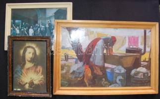 4db klf méretű jó állapotú keret nyomatokkal