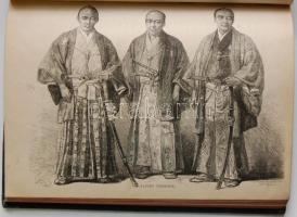 Vértesi Arnold: A fölkelő nap országa. Regényes utazás Japánban. Bp., 1878. Franklin 279p. 28 famets...