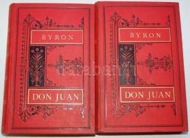 Byron: Don Juan I.-II. Bp., é.n. Révai. Festett, aranyozott egészvászon kötésben, festett lapszélekkel. Szép állapotban