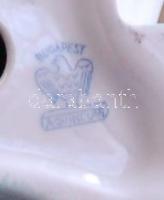 Kézzel festett jelzett aquincumi porcelán női akt figura /
Handpainted Aquincum chinaware nude figur...